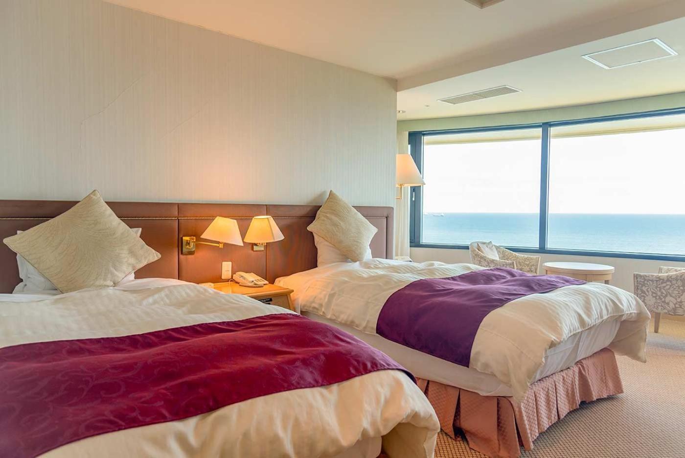 Onahama Ocean Hotel & Golf Club อิวากิ ภายนอก รูปภาพ