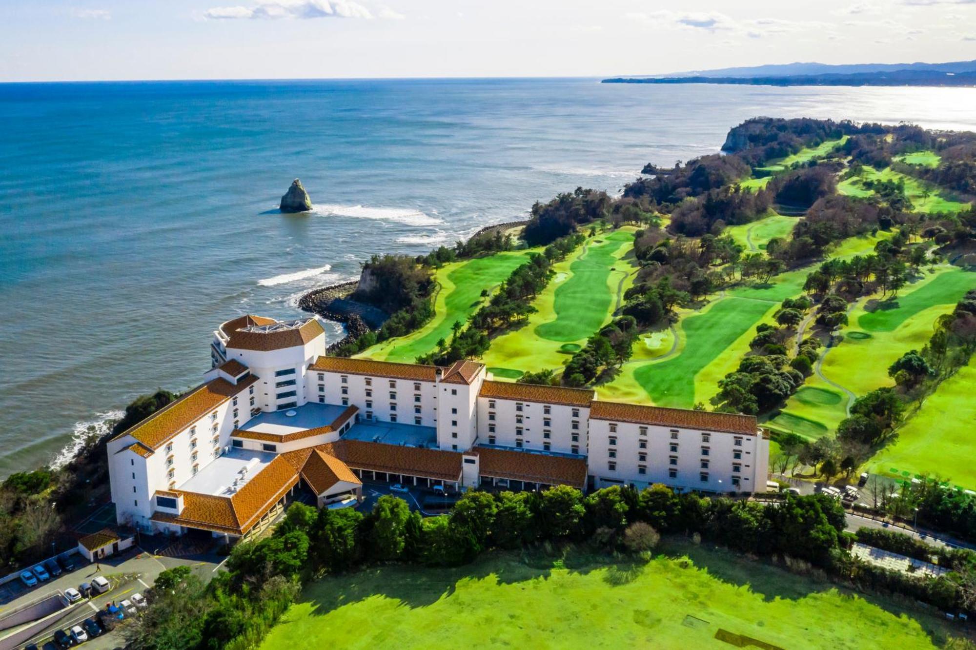 Onahama Ocean Hotel & Golf Club อิวากิ ภายนอก รูปภาพ